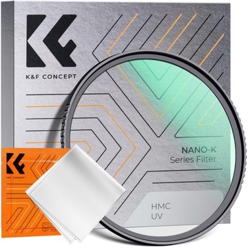 K&F Concept Filtr UV serii K 52 mm Slim HMC 18 pow