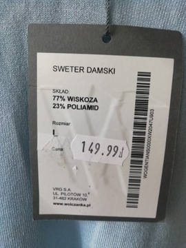 Nowy sweterek viskiza Wólczanka M