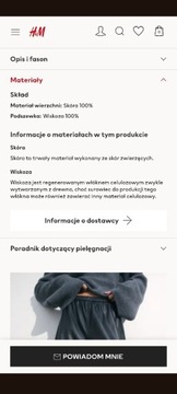 H&M_Skórzane spodnie_r44_nowe!