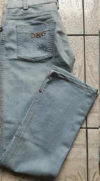 Śliczne jeansy spodnie Dolce&Gabbana roz. 28 D&G 