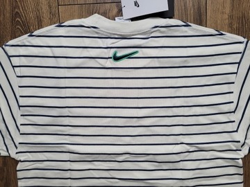 koszulka t-shirt Nike M relaxed w paski bawełna