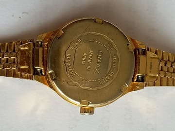 Omax zegarek 18k gold plated