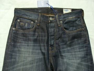 Jeansy męskie G-Star Raw Denim 30/34 3301 