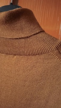 Bytom  Męski sweter z golfem, 50% Merino, Roz. M/L