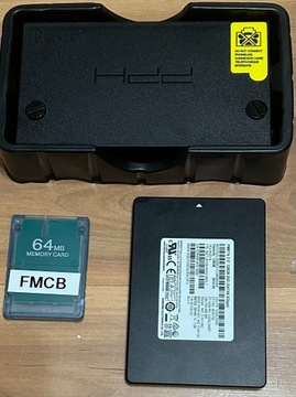 PS2 SATA Adapter FMCB 128GB SSD SATA