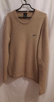 Bluza sweter Nike L męski wełna woolmark
