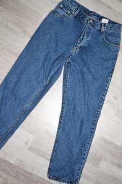 Spodnie Arizona Jeans niebieskie długie jeansy mom