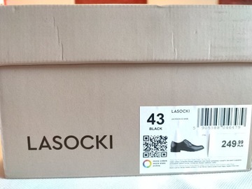 Buty nowe  męskie Lasocki nr 43