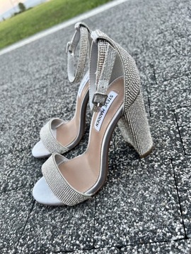 Sandały szpilki Steve Madden Crystal cyrkonie 36