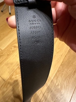 Oryginalny pasek Gucci 65 cm 