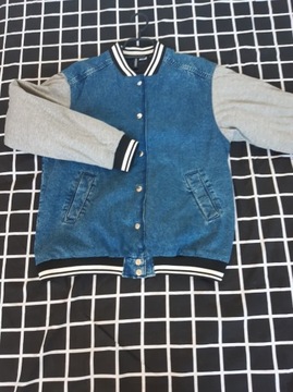 Kurtka bejsbolówka H&M xs damska denim