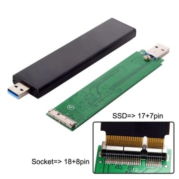 Przenośna obudowa adapter dysku SSD MC AIR 2012