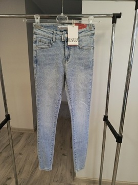 Spodnie M.sara Ala Levi's jasny jeans xs34