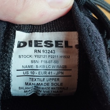 DIESEL męskie buty sneakersy rozm.41 