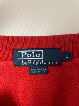 Koszulka Polo Ralph Lauren L czerwona