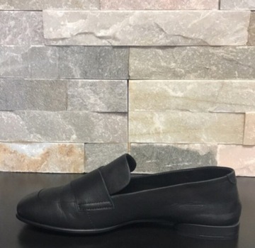 Buty damskie, skórzane, Ecco Anine Squared loafer