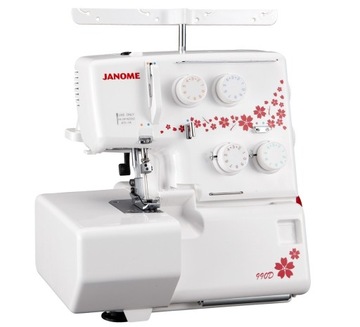 Owerlok JANOME 990D na gwarancji