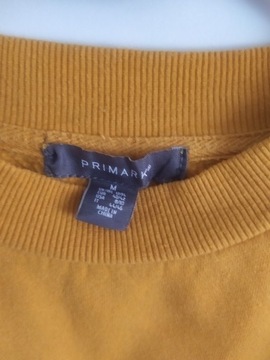 PRIMARK krótka bluza CHICAGO musztardowa L XL