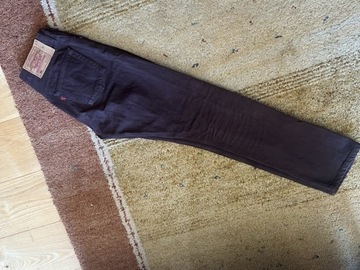 Levi’s 501 spodnie jeans brązowe