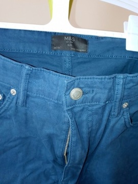 spodnie męskie casual M&S  34 31 slim
