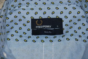 FRED PERRY - Koszula z długim rękawem S slim fit 