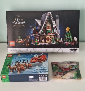 LEGO 10275 Domek elfów + LEGO 40499 + polybag