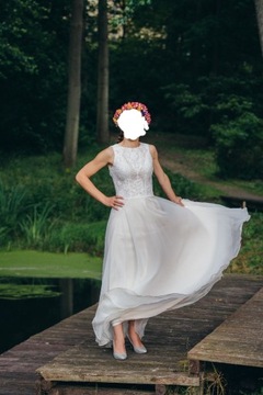 suknia ślubna, piękna XS/S