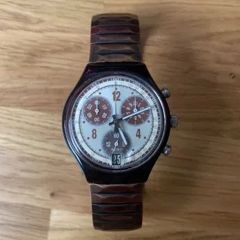 Swatch Chrono Brownbrushed SCR400A