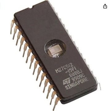 Pamięć EPROM ST M27C512-12F1 (UV) 