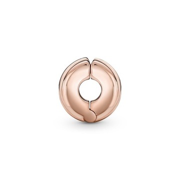 Klips Charms Polerowane Wstążki Pandora rose