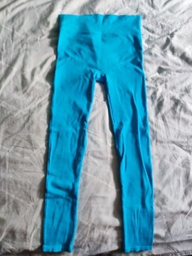 Sportowe legginsy niebieskie 38/M NewYorker