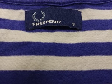 Fred Perry t-shirt w paski rozmiar S 