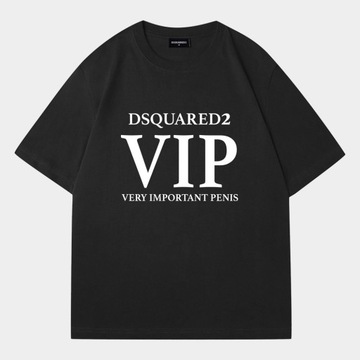 DSQUARED2 T-SHIRT - XXL - Koszulka męska czarna