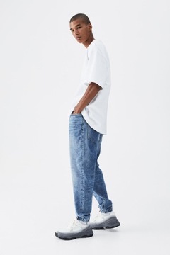 H&M Jeansy Regular Tapered Joggers NOWE R. S