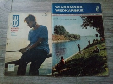 Wiadomości Wędkarskie- Archiwalne nr z 1972 i 73r 