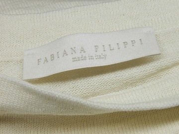Fabiana Filippi włoska lniana lekka bluzka lato