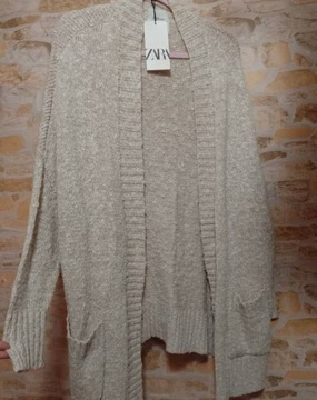 (38/M) Zara/Sweter oversize z Madrytu,kardigan 