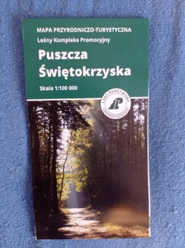 Puszcza Świętokrzyska mapa 