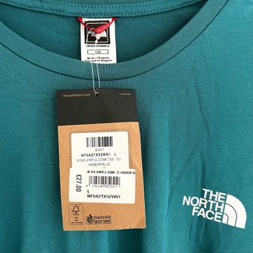 Koszulka t-shirt the north face Tnf logo tee simple dome niebieska blue