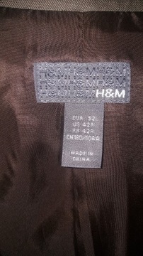 garnitur męski h&m r.52 100% len   casual