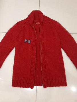 Kardigan Levi's damski sweter wełna ciepły S/M