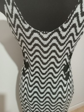 Dzianinowa sukienka H&M divided używana rozm 36/38