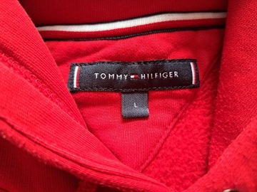 Czerwona bluza L męska Tommy hilfiger