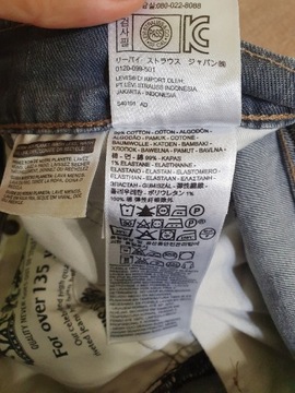 Spodnie jeansowe Levis 504 W31 L34 M L