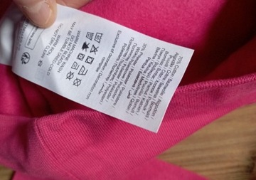 Bluza z kapturem,różowa ,bawełna 70 %