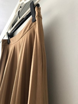 Spódnica plisowana karmelowa midi rozmiar XL/42