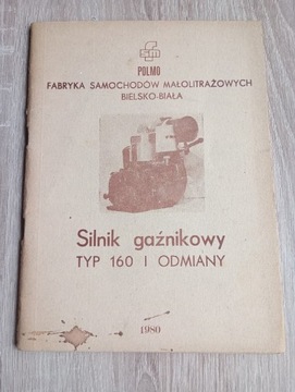 Książka Silnik gaźnikowy Typ 160