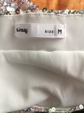 Sinsay M spódnica cekiny nowa