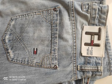 Jeansy Tommy Hilfiger W 33,L 34 jak nowe!