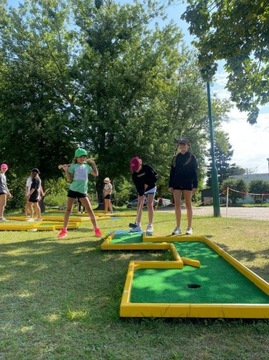 Minigolf składany 9 dołków NOWY Tor do minigolfa 